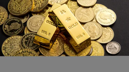 Rezervele mondiale de aur totalizau 38.764 de tone, în 2023