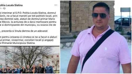Odă agramată pentru directorul Poliţiei Locale dintr-un oraş, pe contul de Facebook al instituţiei