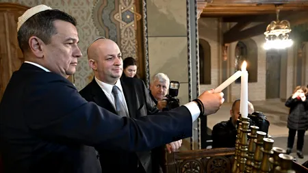 Sorin Grindeanu, la Timișoara. Solidaritate pentru comunitatea evreiască: Hag Hanuka Sameah!