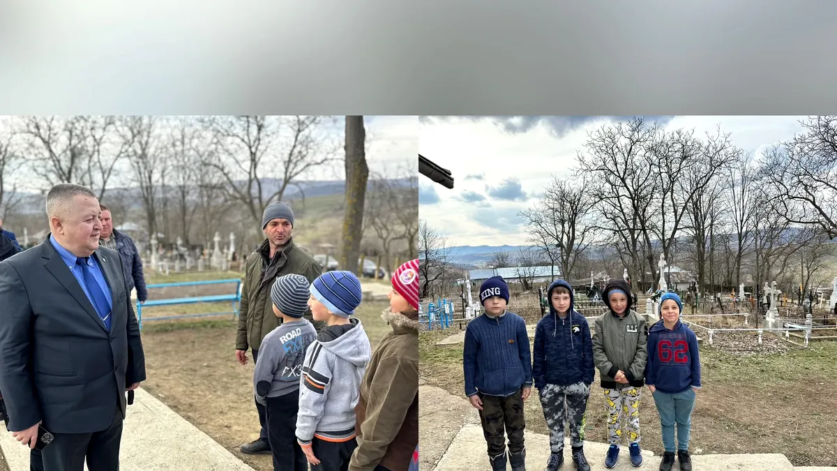 O școală din Vaslui s-a mutat în cimitir. De ce refuza părintii elevilor mutarea lor în alt spațiu