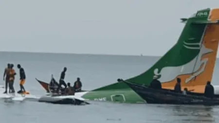 Un avion cu pasageri s-a prăbusit in Tanzania. Accidentul aviatic s-a soldat cu zeci de morți