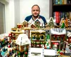 Un inginer mecanic construiește satul lui Moș Crăciun din cărămizi Lego în fiecare an. Durează 50 de ore