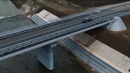 Primul pod construit de la zero în județul Ilfov, în ultimii 20 de ani! Face legătura între Ilfov și Ialomița
