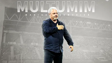 OFICIAL. CFR Cluj s-a despărțit de antrenorul Marius Șumudică. Anunțul campioanei