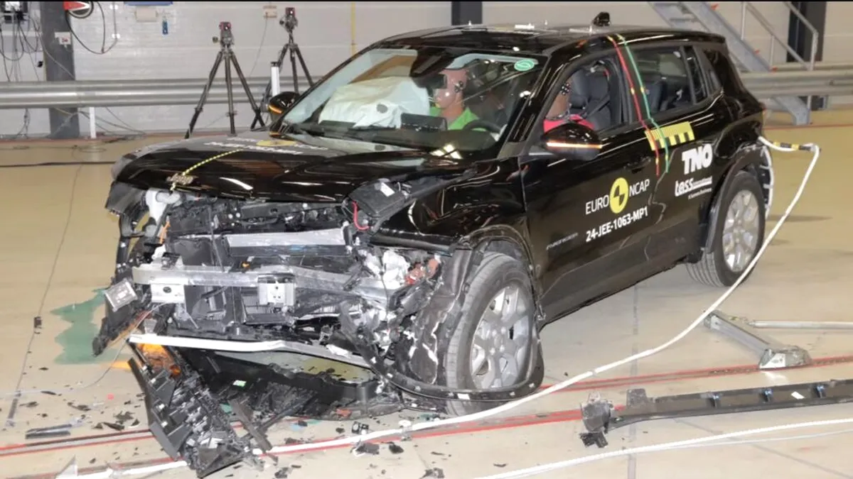 Automobilul electric premiat în 2023 drept cel mai bun SUV de familie din lume a obţinut un rezultat dezastruos la testele de siguranţă Euro NCAP (VIDEO)