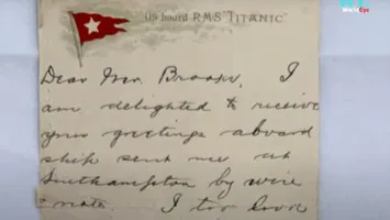 Suma uriașă cu care s-a vândut o scrisoare profetică trimisă de pe „Titanic” (Video)
