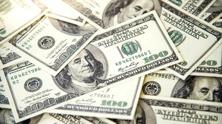 Moneda națională s-a apreciat puternic, față de dolarul american, la cursul BNR