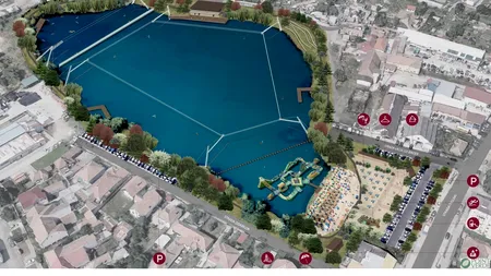 Acesta e singurul lac din municipiul Sibiu unde se vor practica sporturi nautice