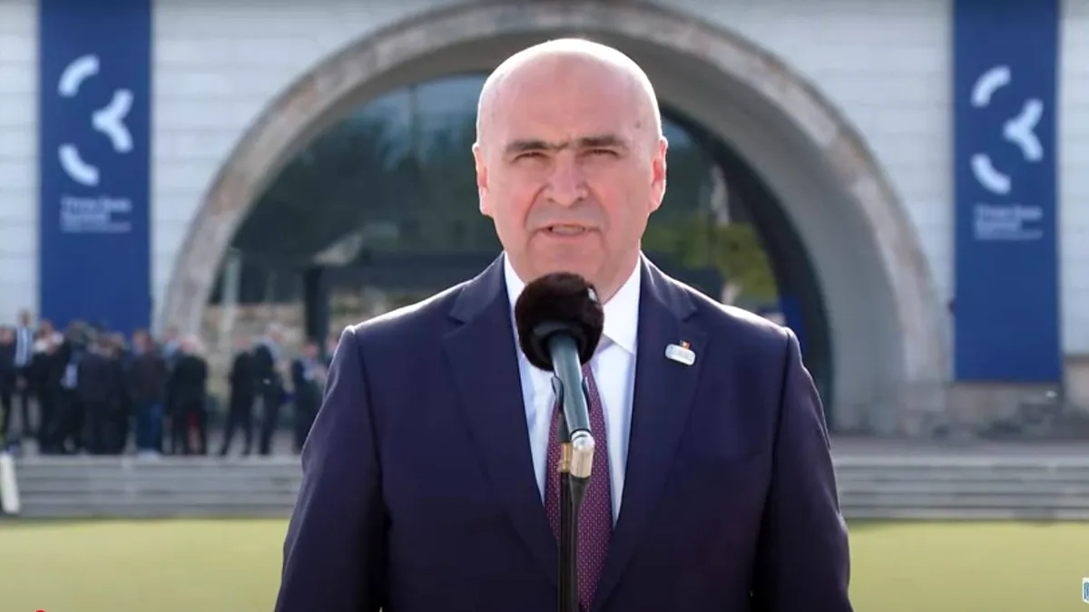 Ilie Bolojan, la summit-ul Inițiativei celor trei mări: „Peisajul economic se reconfigurează continuu” (Video)