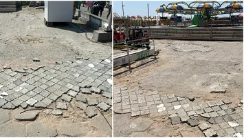  Parcul de distracții din Eforie Nord, între nepăsare și entorse. Imagini postate de directorul general al ANPC