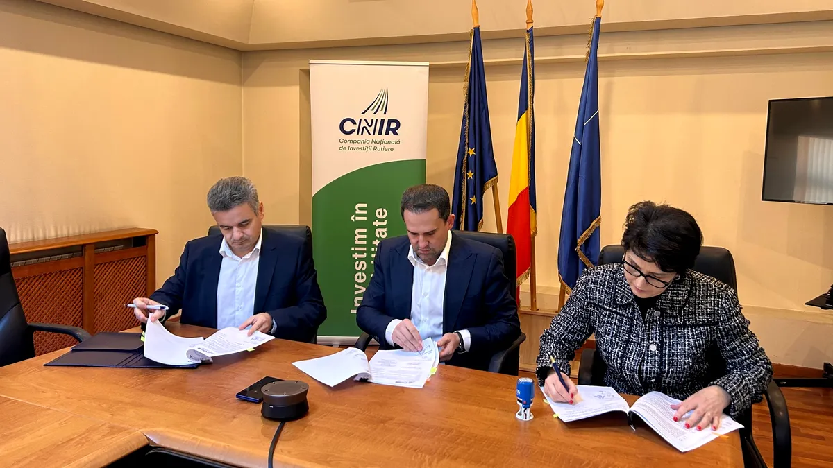 Ciprian Șerban anunță semnarea contractului pentru supervizarea lucrărilor pe un lot al Autostrăzii Transilvania