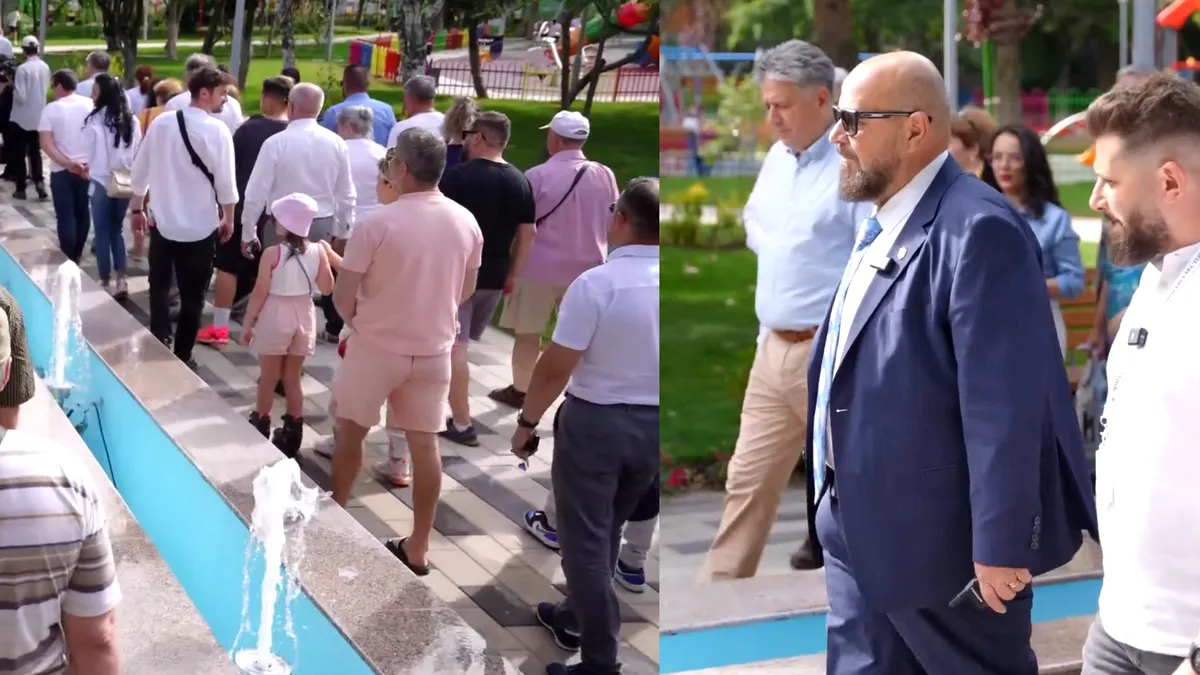 Piedone inaugurează Parcul Sebastian, o nouă bijuterie urbană a Sectorului 5