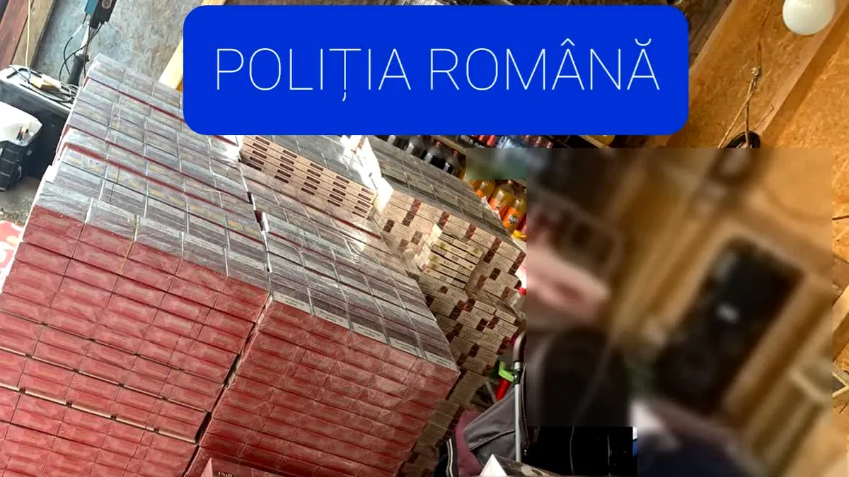 Trafic de țigări în Capitală: Marfa era adusă din Republica Moldova și Ucraina