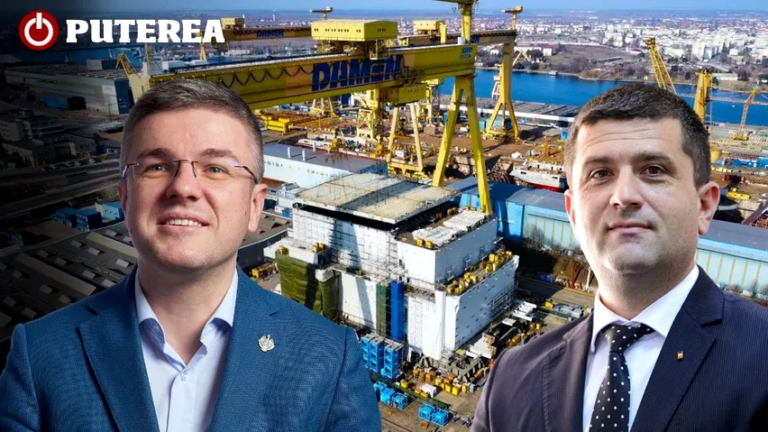Vânzarea Șantierul Naval Mangalia către o firmă din Mediaș cu un singur angajat, ultimul tun uriaș regizat miniștrii USR Radu Miruță și Irineu Darău