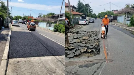 Sectorul 5, în plin sezon de reparații. Intervenții pe străzile Gruia și Barajului