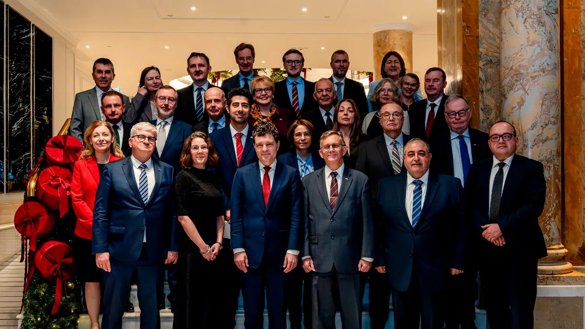 Nicușor Dan reafirmă angajamentul pro-european al României și prioritățile de securitate, la întâlnirea cu ambasadorii UE