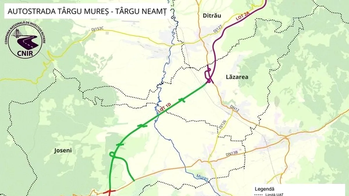 Construcția unui nou lot al Autostrăzii Unirii intră în licitație!