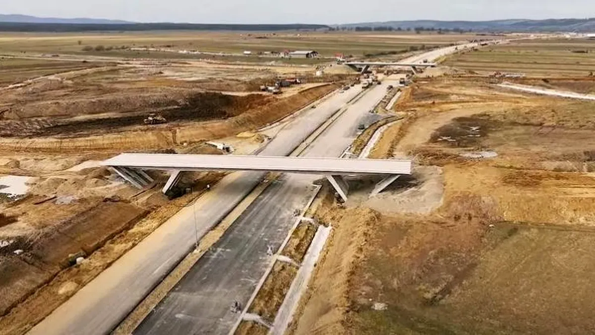 Cum arată tronsonul de autostradă construit de turci în Transilvania (VIDEO)