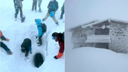 Panică într-o stațiune de schi din țară. Zăpada a acoperit corturile