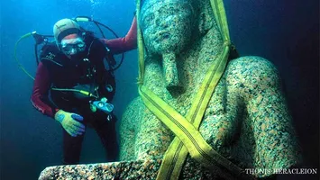 Orașul scufundat de 2000 de ani lângă Alexandria, readus la lumină de arheologi