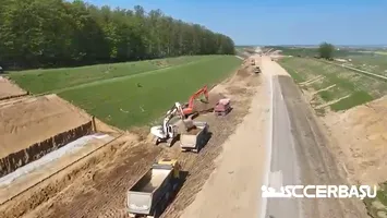 Ultimele imagini de pe lotul Suplacu de Barcău – Chiribiș, autostrada construită de Erbașu (VIDEO)