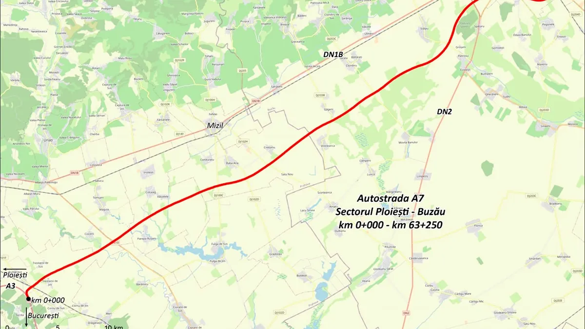 Autostrada A7, sectorul Ploiești - Buzău: au fost depuse 39 de oferte pentru licitația de construire