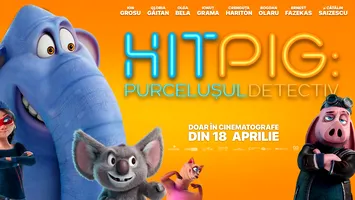 „HITPIG: Purcelușul detectiv” ajunge joi în cinematografele din România