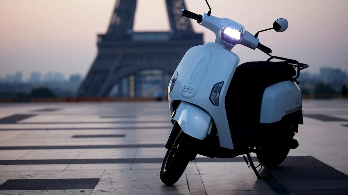 Premieră: În Franţa vor apărea scuterele cu hidrogen verde