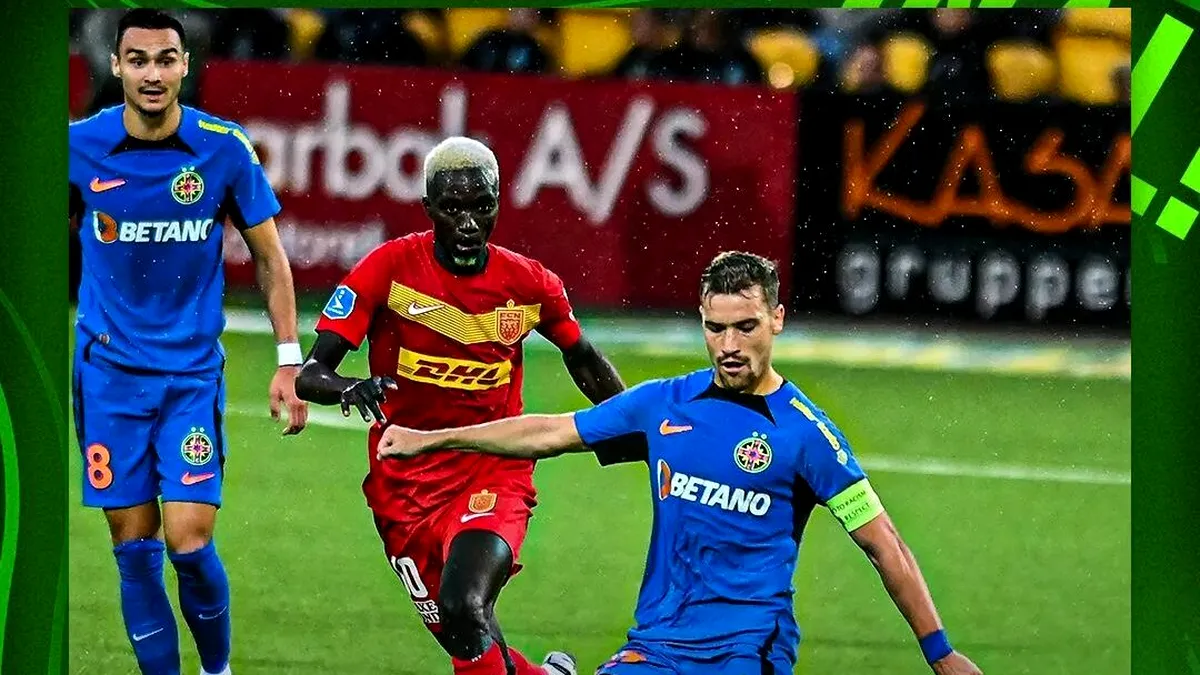 FCSB, eliminată din Conference League de Nordsjaelland