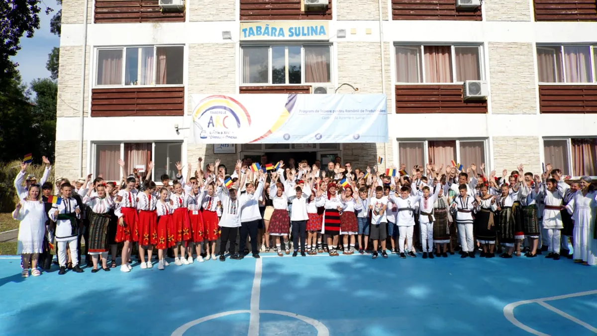 Programul de Tabere ARC a început joi, 6 iulie 2023, la Sulina. Copiii din diaspora vor avea parte de o vară de neuitat