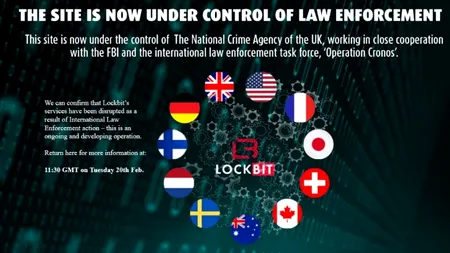 Operaţiunea Cronos. FBI a anunţat destructurarea grupării de hackeri LockBit