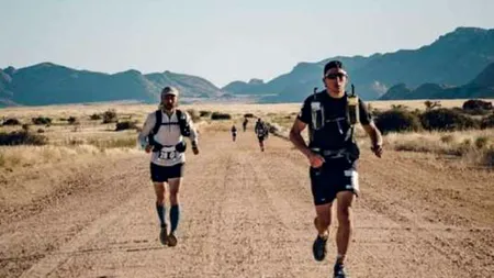 Pompierul Iulian Rotariu din Botoșani a terminat al doilea ultra-maratonul din Namibia