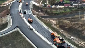 „Armata portocalie“ a lui Umbrărescu a crescut ritmul pe Autostrada Transilvania. Când se deschide secțiunea Zimbor – Poarta Sălajului (VIDEO)