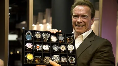 Ceas de lux din colecția Arnold Scwarzenegger, scos la licitație la București