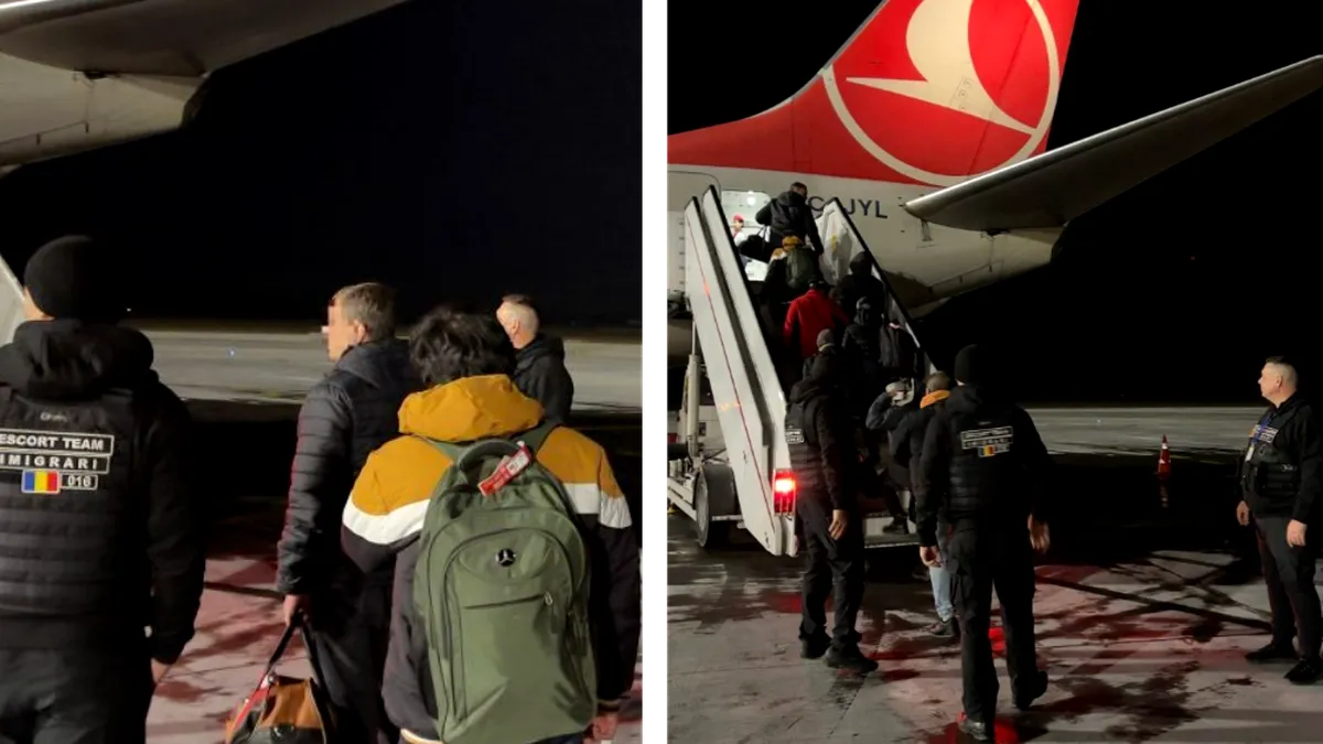 Străini veniți la muncă în România, expulzați sub escortă