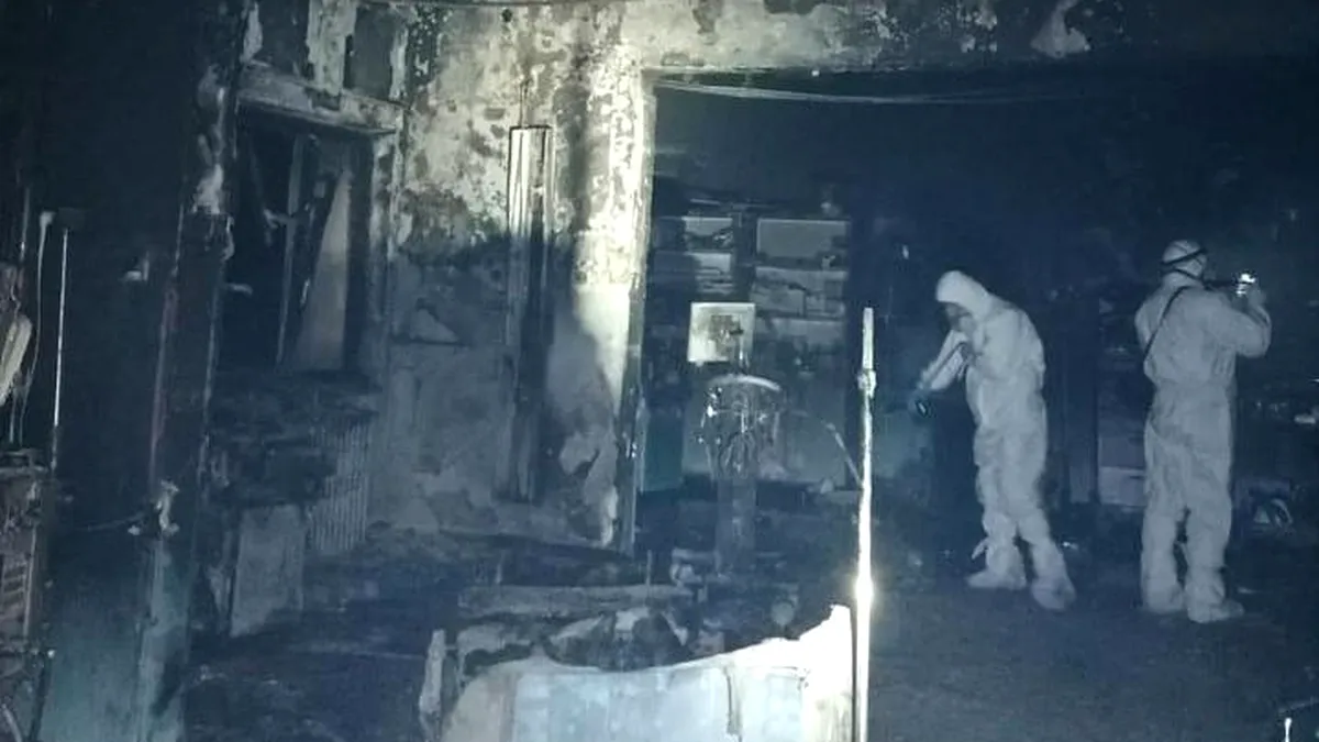 Dosar penal în urma incendiului din secția ATI pentru managerii Spitalului din Piatra Neamţ