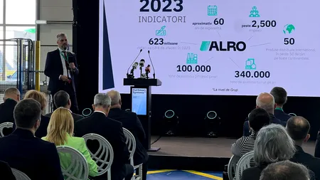ALRO Slatina, profit consistent în primele nouă luni din 2024. Cum a trecut de la pierderi la profit, într-un an