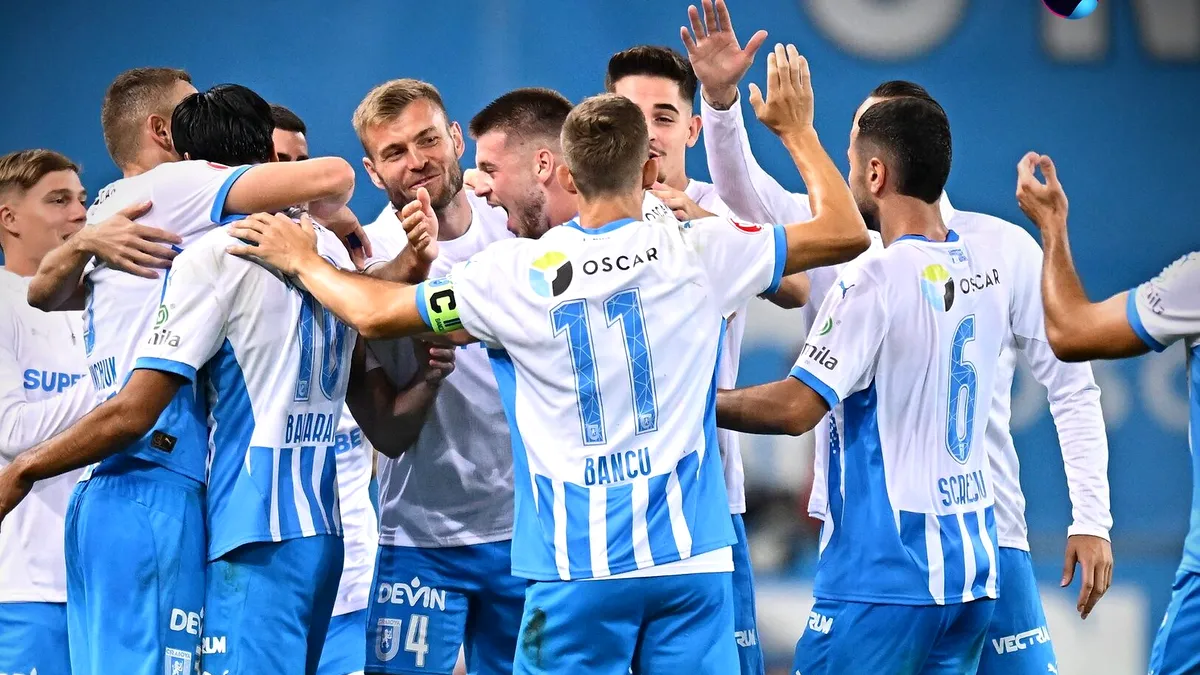 Calificare istorică pentru Universitatea Craiova: Oltenii, în grupele UEFA Conference League după victoria cu Bașakșehir