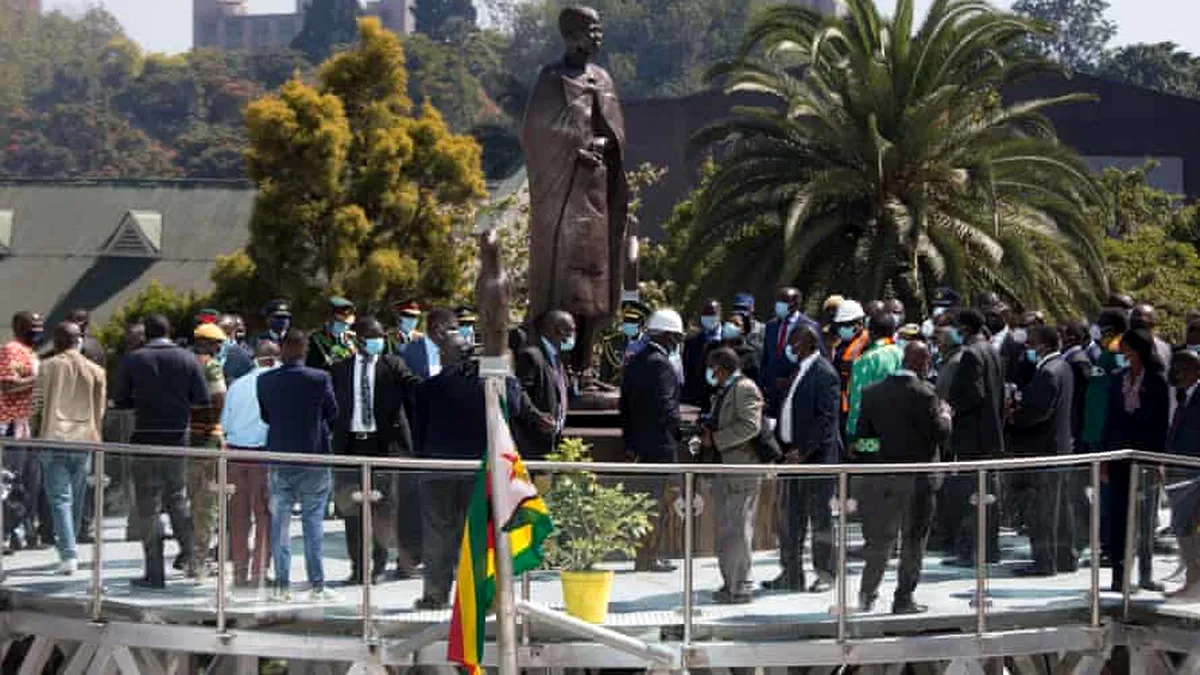 Descoperire istorică a preşedintelui din Zimbabwe: Trista poveste a statuii cu trecut eroic