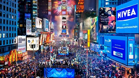 Tradiţionala petrecere de Revelion din Times Square, cu mască obligatorie