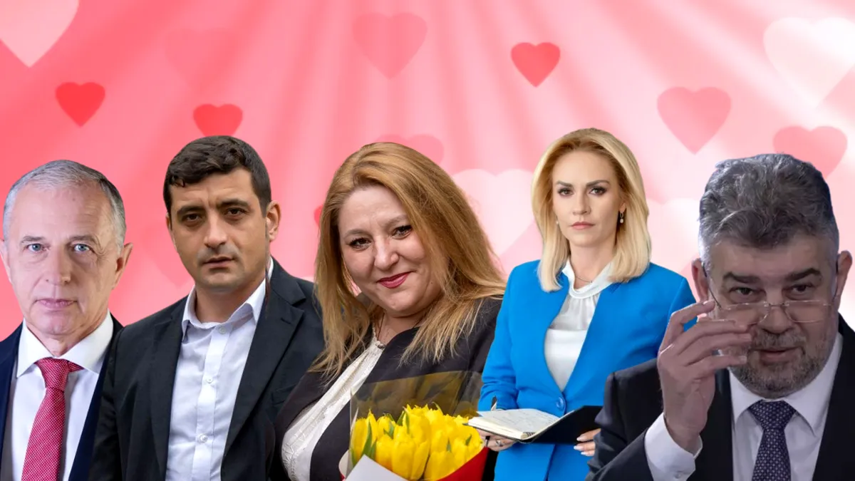 Cum ar arăta Ziua Îndrăgostiților alături de politicienii noștri