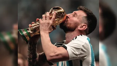 Leo Messi ajutat de polițiști să intre în casă