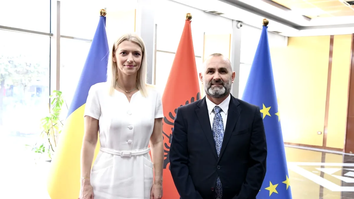 Alina Gorghiu, întâlnire importantă cu omologul său din Albania: 