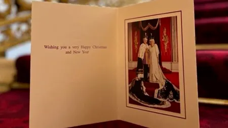 Cum arată felicitarea de Crăciun de la Palatul Buckingham