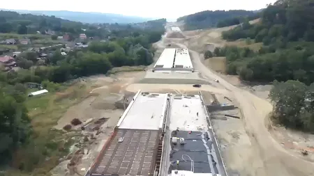 PORR nu încetinește ritmul pe Autostrada Sibiu – Pitești! Imaginile din șantier te vor surprinde (VIDEO)