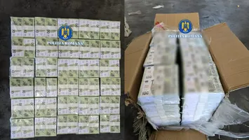 Operațiune spectaculoasă în Portul Constanța. 4,8 milioane de bancnote false, confiscate