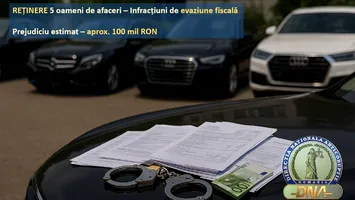 Fraudă de zeci de milioane în mașini de lux: DNA pune sub acuzare cinci administratori și un inspector ANAF