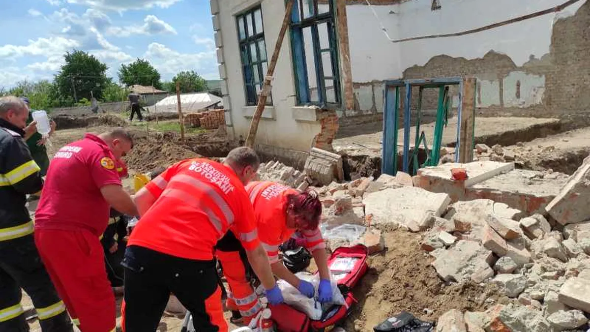 Dosar penal la Botoșani după accidentul de muncă de la Trușești soldat cu un mort și un rănit