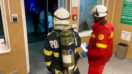 Incendiu la spitalul din Deva. A fost activat Planul Roșu