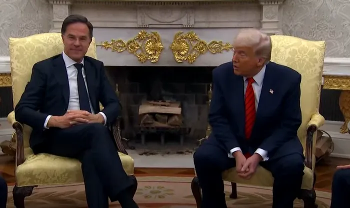Mark Rutte, secretarul general al NATO, a fost primit ieri la Casa Albă de președintele SUA, Donald Trump / Foto: news.ro